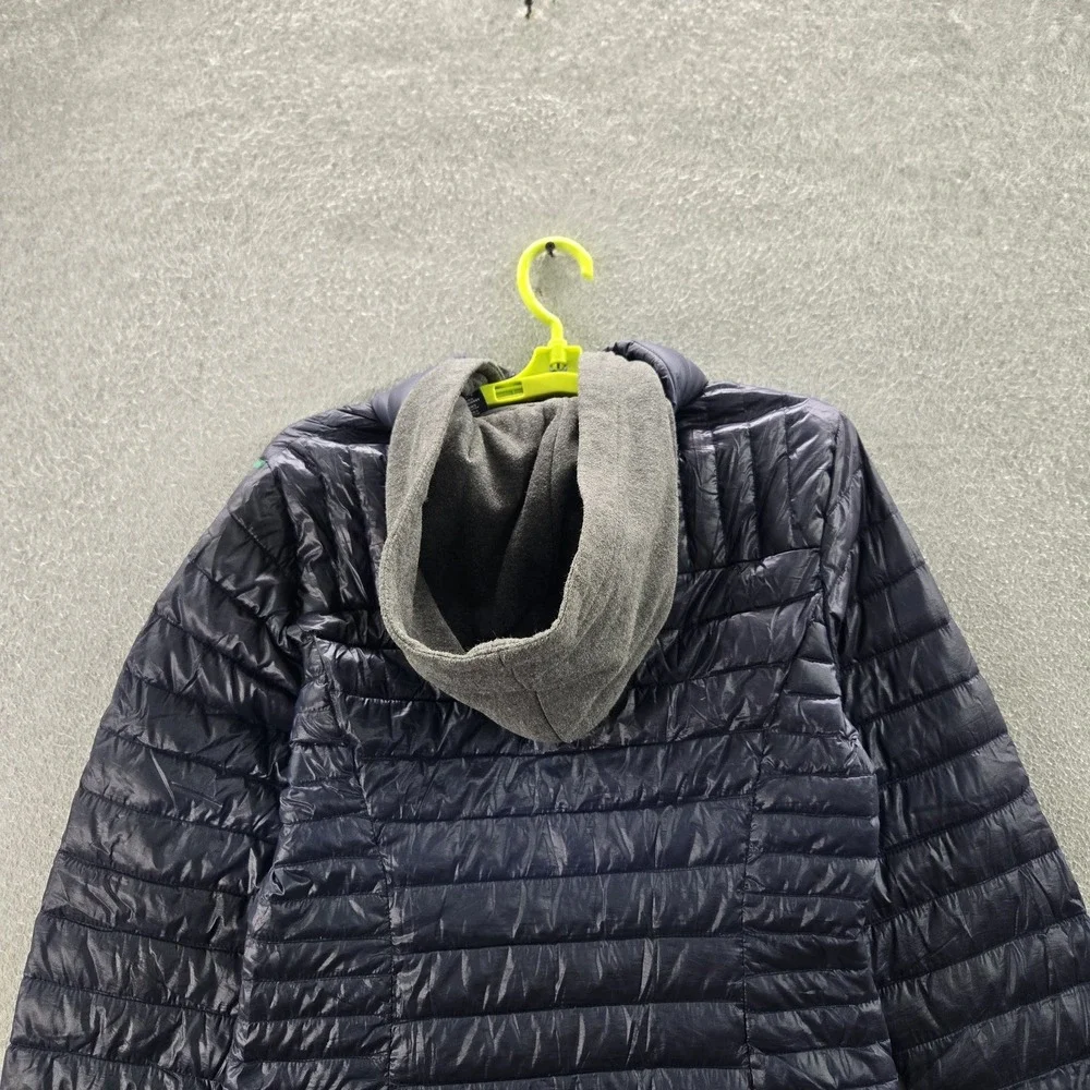Tommy Hilfiger Men Jacket S Blue Natural‎ Down Puffer Knit Fleece Liner